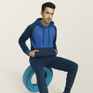 Men's Solid Quick Dry Polyester Fleece Full Sleeve Regular Fit Sporty Autumn Tracksuit with Side Pockets and Drawstring Closure - Product Image 2