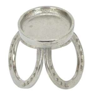 Portavelas Portátil Fácil de Transportar, Hecho a Mano, Estilo Ecuestre, Portavelas con Forma de Herradura, Decoración de Mesa, Centro de Mesa para Sala de Estar - Product Image 2