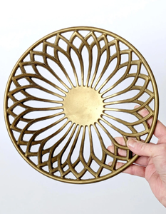 Bol à fruits de luxe en aluminium moulé, idéal pour mariage, Diwali, facile à transporter, présentoir de comptoir, centre de table, décoration intérieure - Product Image 4