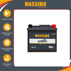 Proveedor Indio de Baterías de Plomo-Ácido para Motocicletas MASSIMO MB - TZ5 de Alta Calidad con Ciclo de Vida de 375 HLE para Compradores Globales al por Mayor - Product Image 2