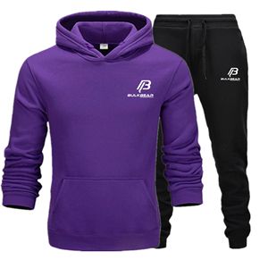 Vintage Style Hooded Streetwear Men's <b>Retro</b> Sportswear Jogging Suit Breathable Athletic Wear OEM ODM Factory - Product Image 1