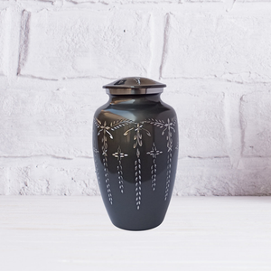 Eco-Friendly Handmade Metal Funeral Urn for Human Ashes, Elegant Traditional Decorative Cremation Memorial Urn At Lowest Price - Product Image 2