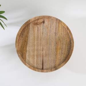 Support à gâteau élégant en bois massif, écologique et non toxique, finition lisse, base surélevée pour la présentation de gâteaux, cupcakes, pâtisseries, mariages - Product Image 6