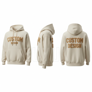 Sudadera con Capucha para Hombre, Diseño Personalizado, Color Verde Oliva, Felpa de Algodón, Estilo Casual, con Bolsillo y Estampado Frontal, Corte Regular, para Invierno - Product Image 2