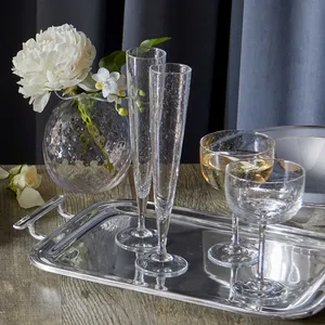 Bandeja de Servir Rústica Hecha a Mano de Hierro, Estilo Granja, Plato para Comida, para Cocina y Comedor, Bandeja Decorativa Rectangular de Metal con Asas - Product Image 3