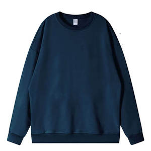 Sweat-shirt à col rond pour femme, sweat-shirt pull-over pour femme, 100% coton/fibre de bambou, respirant, polaire d'automne, personnalisable - Product Image 4