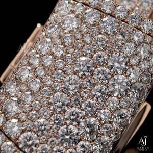 Rose Gold Color Moissanite Claw Setting Cuban Chain Necklace Miami Link <b>Choker</b> Rhodium Plated 925 <b>Silver</b> for Wedding Engagement - Product Image 4