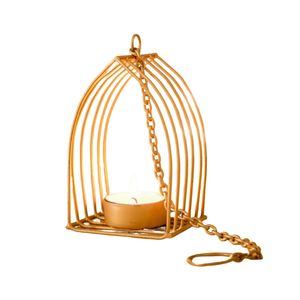 Elegant 4-Tier Metal Wall Mounted Candle Holder Gold Leaf Shape Glass Tealight <b>Candelabra</b> for Wedding Centerpiece Party Event - Product Image 3