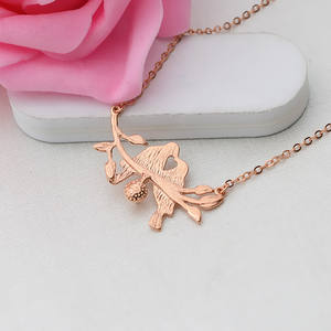 จี้ไข่มุก DIY รูปเป็ดแมนดาริน เงินแท้ S925 พร้อมสร้อยคอ 6-7 ชิ้น สำหรับผู้หญิง 356-เครื่องประดับสร้อยคอแฟชั่น - Product Image 2