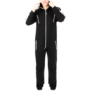 Family Matching Fleece Breathable Hooded JumpSuits One Pieces <b>Pajamas</b> <b>For</b> <b>Men's</b> High Quality Sleepwear Jumpsuit - Product Image 6