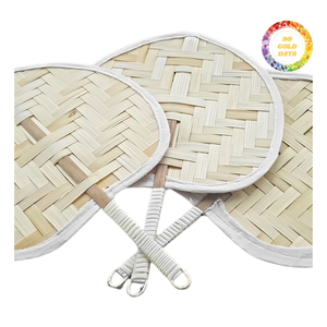 Abanico Plegable de Bambú Hecho a Mano, Abanico de Mano Portátil, Ligero y Duradero para Eventos, Bodas, Decoración de Fiestas, Logotipo Personalizado Disponible - Product Image 4