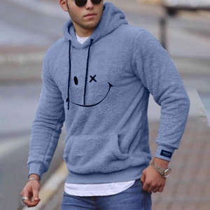 <b>Sherpa</b> Hoodies <b>Men</b> Custom OEM Winter <b>Hoodie</b> Soft <b>Fleece</b> Fabric for Lifestyle and Street Style - Product Image 2