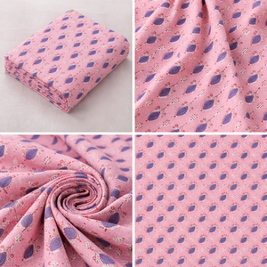 Tissu en coton imprimé rose à motif floral, doux et respirant, pour vêtements féminins, tissu pour robe Kurti, tissu pour couture artisanale - Product Image 3