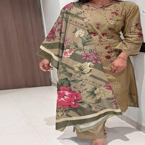 เดรสปากีสถานสำหรับผู้หญิงชุดปาร์ตี้งานแต่งงานมีสไตล์ - Product Image 4