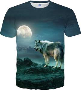 Camiseta de Verano para Hombre de Alta Calidad, Impresión Digital 3D por Sublimación, Secado Rápido, Estilo Casual, Hombros Caídos, 100% Algodón Jersey - Product Image 2