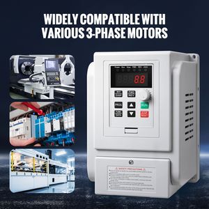 Inverter VFD 5HP 4KW 18A Monofase 220V 240V Ingresso Trifase 220V 240V Uscita 0-400Hz Controllo Velocità Motore AC a Frequenza Variabile - Product Image 6