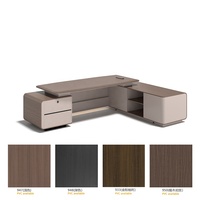 Bureau de direction haut de gamme sur mesure pour salle de réunion |   Fabricant de meubles de bureau en PVC minimalistes haut de gamme pour usage commercial