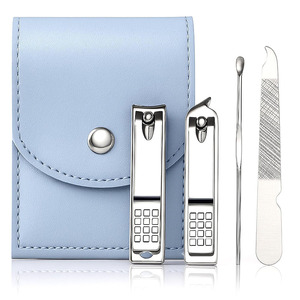 Kit complet de manucure et pédicure pour hommes, femmes et usage familial, kit de manucure professionnel avec étui de rangement - Product Image 1