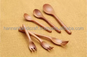 Juego de Cucharas de Madera de Olivo Grabadas, Hechas a Mano, Duraderas, con Acabado Liso, Aptas para el Calor, Ideales para Cocinar, Servir y Regalar con Sentimiento - Product Image 2