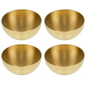 Bol de service rond en acier inoxydable pour salades, riz, fruits, collations, desserts, repas, buffets, traiteurs et restaurants - Product Image 6
