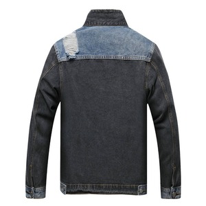 Trendy <b>Men</b> <b>Denim</b> <b>Jackets</b> Wholesale Durable Custom Made High Quality Outerwear - Product Image 1