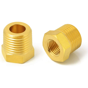 Adaptateur hexagonal réducteur en laiton de haute qualité, durable, fileté, pour la réduction de la taille des tuyaux et des connexions sécurisées - Product Image 3
