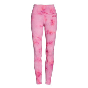 Legging de fitness respirant pour femme avec taille mi-haute, ceinture élastique, couleur unie, coupe ajustée pour un confort tout au long de la journée - Product Image 1