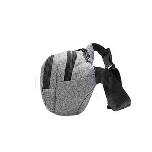 Sac banane imperméable unisexe au design compact, style décontracté urbain, sac de taille bandoulière en promotion - Product Image 2