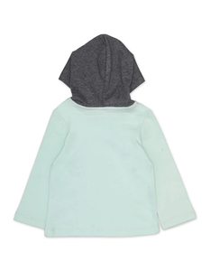 Conjunto de Invierno para Niños, Sudadera con Capucha de Color Sólido, de Algodón y Felpa, para Niñas, Dos Piezas - Product Image 3