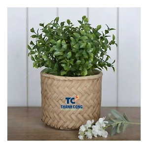 Cesta de maceta de bambú de alta calidad, suministro de Vietnam con maceta duradera, entrega rápida OEM, ofertas asequibles al por mayor - Product Image 1