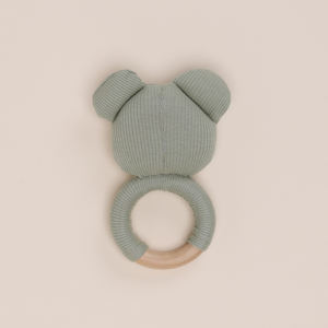Organic Bamboo Sage Rattle <b>Toy</b> Premium Quality Baby Rattles - Product Image 2