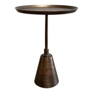 Best <b>Silver</b> Metal Drum End <b>Tables</b> for Home Decor Furniture for Living Room and Lobby Furniture <b>Side</b> <b>Table</b> Corner <b>Table</b> - Product Image 6