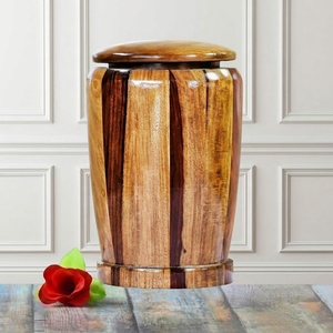 Wooden Pet Cremation Urns Handcrafted Carved <b>Dogs</b> Cat <b>Ashes</b> Funeral Memorial Box Wooden Pet Cremation Urn By Falah International - Product Image 6