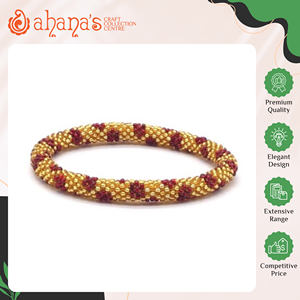 Última Colección, Hermoso Diseño Moderno, Multicolores, Joyería de Moda Hecha a Mano, Pulseras de Cuentas de Vidrio, Trabajo de Crochet, para Mujer - Product Image 2