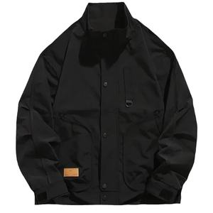 Veste de travail décontractée pour homme en toile fine avec grande poche, polyvalente, service OEM disponible - Product Image 5