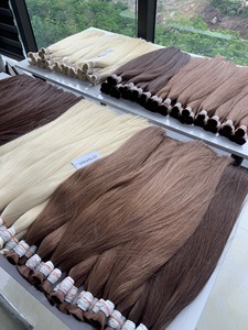 <b>Thick</b> Ends NASA Vietnamese Virgin Human Hair Bulk Double Drawn 100g No Tangle Natural Straight Strong Silky <b>Bleached</b> Hanoi 60%+ - Product Image 4