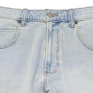 Nuevos Shorts de Mezclilla para Hombre, 100% Algodón, Resistentes, Cintura Media, Estilo Recto Relajado, HECHOS POR HS - Product Image 3