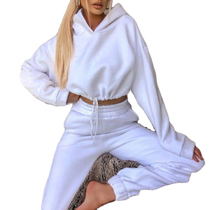 Sweats à capuche de jogging compressibles légers de haute qualité pantalons de survêtement ensemble de sweats à capuche et de jogging pour femmes - Product Image 1