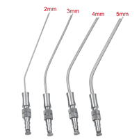 Porte-aiguille Frazier en acier inoxydable, instrument chirurgical manuel, argenté, 2mm-5mm, réutilisable, haute qualité pour clinique et hôpital