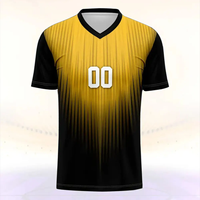 Maillot de football pour homme en tricot respirant de haute qualité, manches courtes, nouveau design personnalisé, couleur personnalisée, maillot de football sur mesure