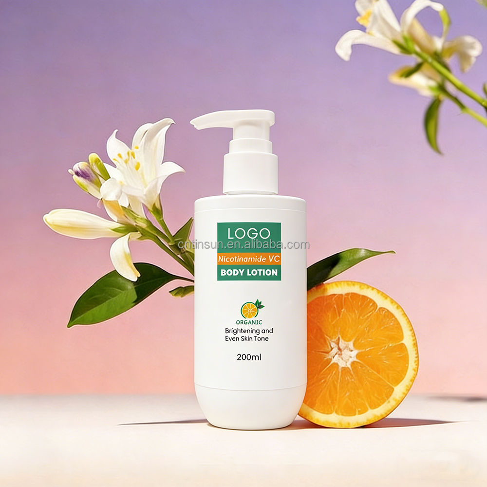 200ml Niacinamide Vitamin C Body Lotion Custom OEM Custom Body Lotion Moisturizing Body Lotion Fragrance Whitening Body Lotion