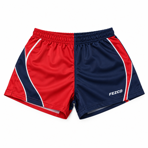 Shorts de rugby professionnels pour sports d'équipe, imprimés, pour l'entraînement, athlétiques, amples, élastiques, pour adultes - Product Image 1