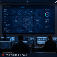 Mur vidéo LCD intérieur 3x3 de 49 pouces à cadre ultra-fin pour le commerce de détail et les salles de contrôle