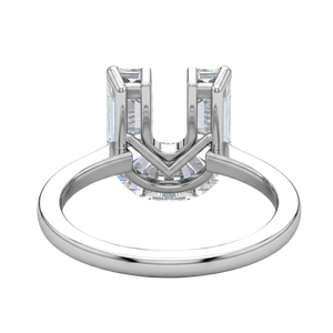 IGI GIA Certified U Initial Diamond <b>Ring</b> 925 Sterling Silver <b>Fine</b> Gold Personalized Alphabet Jewelry for Bride Gift - Product Image 1