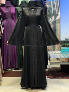Nueva Abaya Estilo Dubái 2026, Vestido Largo Tradicional Islámico para Mujer, Estilo Saudí, Ligero, de Poliéster Transpirable para Ramadán - Product Image 4