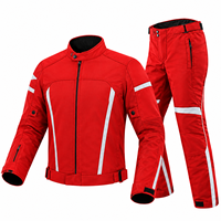 Setelan Jaket dan Celana Berkendara Motor Premium Guruna untuk Pria |   Perlengkapan Pelindung Tahan Air dan Bernapas dari Bahan Poliester/Katun |
