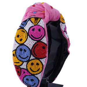 Diadema de Cuentas Bordadas a Mano Colorida para Fiestas de Cumpleaños, Regalos Festivos, Accesorio de Moda para el Cabello - Product Image 1