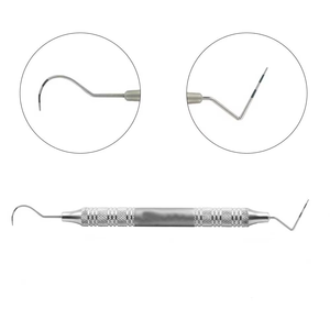 Sondes dentaires en acier inoxydable de haute qualité, instruments chirurgicaux dentaires à alimentation manuelle - Product Image 2