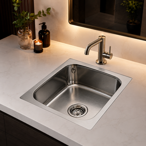 Square Stainless Steel <b>Kitchen</b> <b>Sink</b> Single Bowl Countertop Basin 2026 For Home <b>Kitchen</b> 304 Grade - Product Image 3