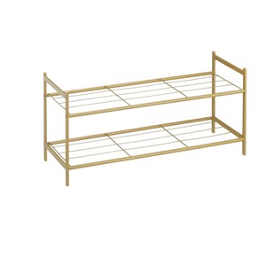 Zapatero y Organizador Moderno de Metal Blanco con Hierro Forjado, Estante de Almacenamiento Independiente que Ahorra Espacio para Entrada, Armario y Muebles del Hogar - Product Image 6